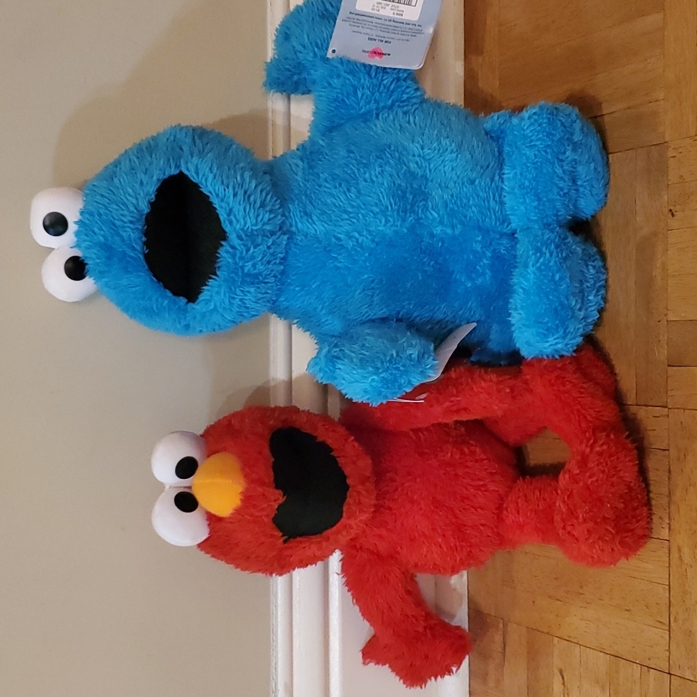 Elmo and Cookie Monster Plush
